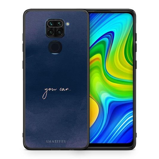 Θήκη Xiaomi Redmi Note 9 You Can από τη Smartfits με σχέδιο στο πίσω μέρος και μαύρο περίβλημα | Xiaomi Redmi Note 9 You Can case with colorful back and black bezels