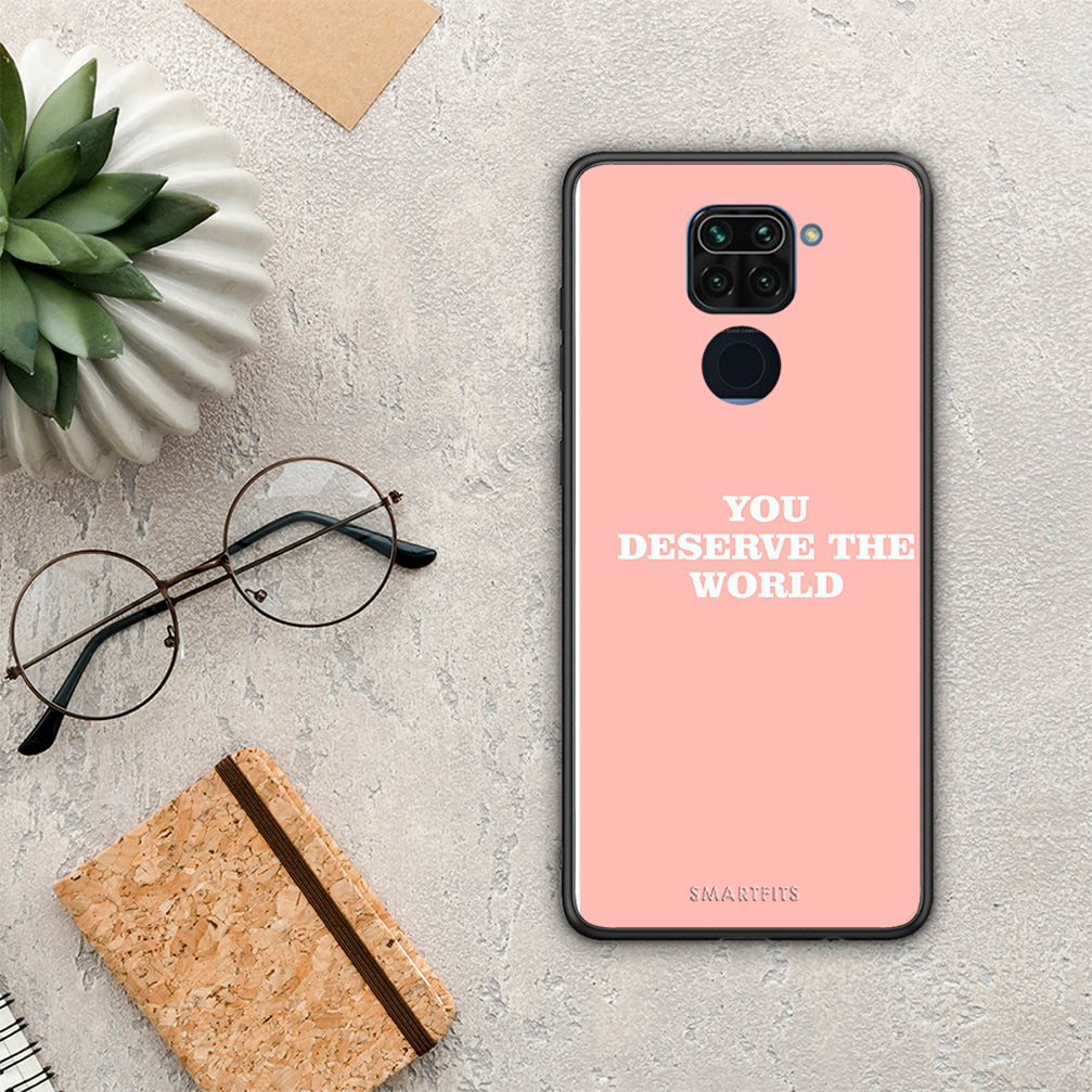 You Deserve The World - Xiaomi Redmi Note 9 θήκη