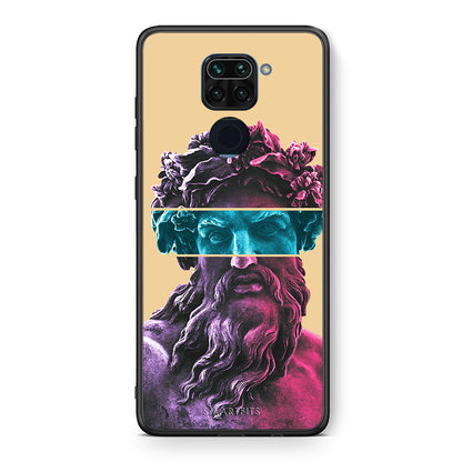 Θήκη Αγίου Βαλεντίνου Xiaomi Redmi Note 9 Zeus Art από τη Smartfits με σχέδιο στο πίσω μέρος και μαύρο περίβλημα | Xiaomi Redmi Note 9 Zeus Art case with colorful back and black bezels