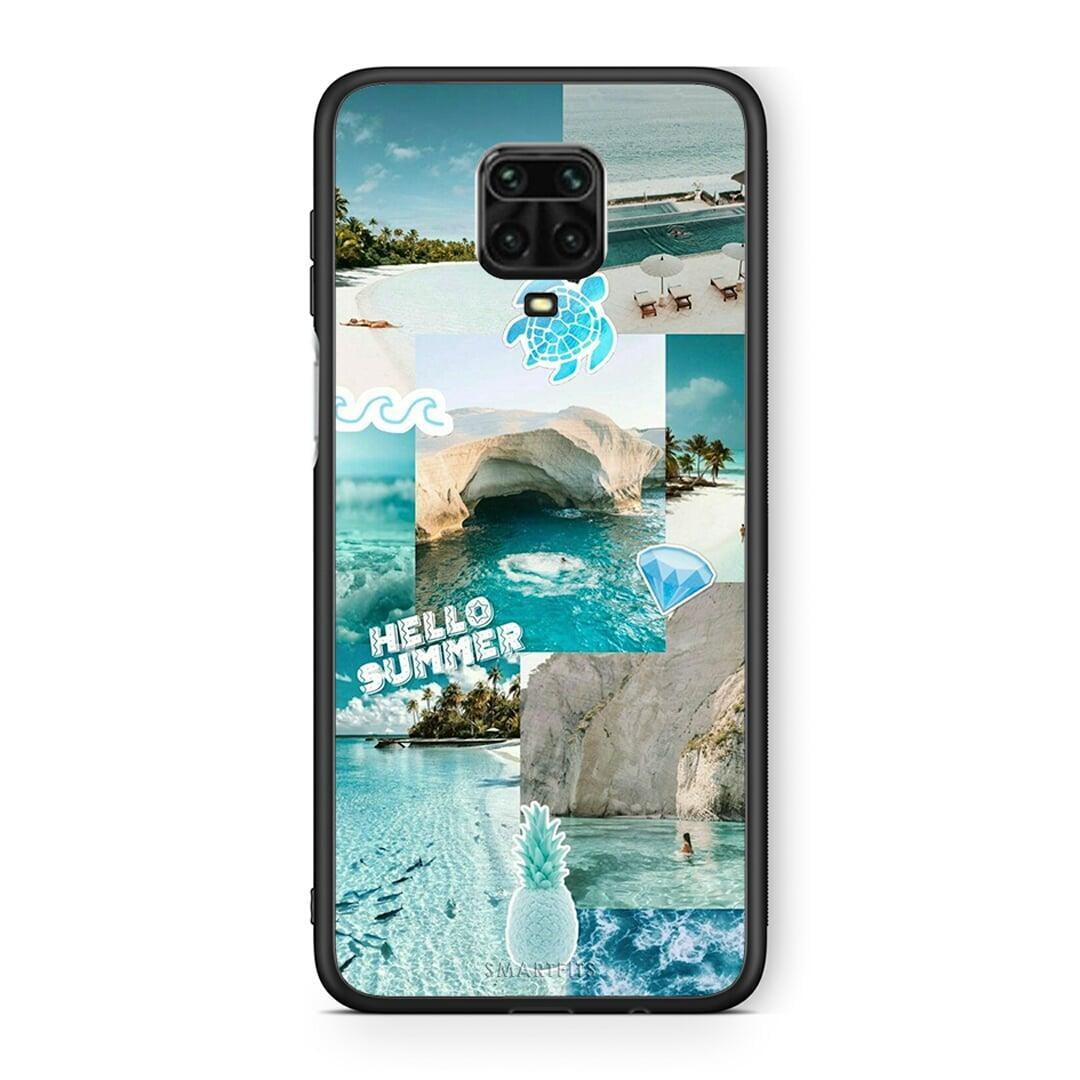 Xiaomi Redmi Note 9S / 9 Pro Aesthetic Summer Θήκη από τη Smartfits με σχέδιο στο πίσω μέρος και μαύρο περίβλημα | Smartphone case with colorful back and black bezels by Smartfits