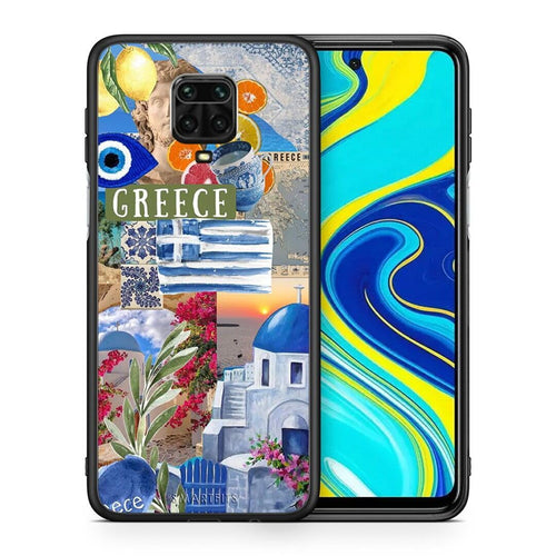Θήκη Xiaomi Redmi Note 9S / 9 Pro All Greek από τη Smartfits με σχέδιο στο πίσω μέρος και μαύρο περίβλημα | Xiaomi Redmi Note 9S / 9 Pro All Greek case with colorful back and black bezels