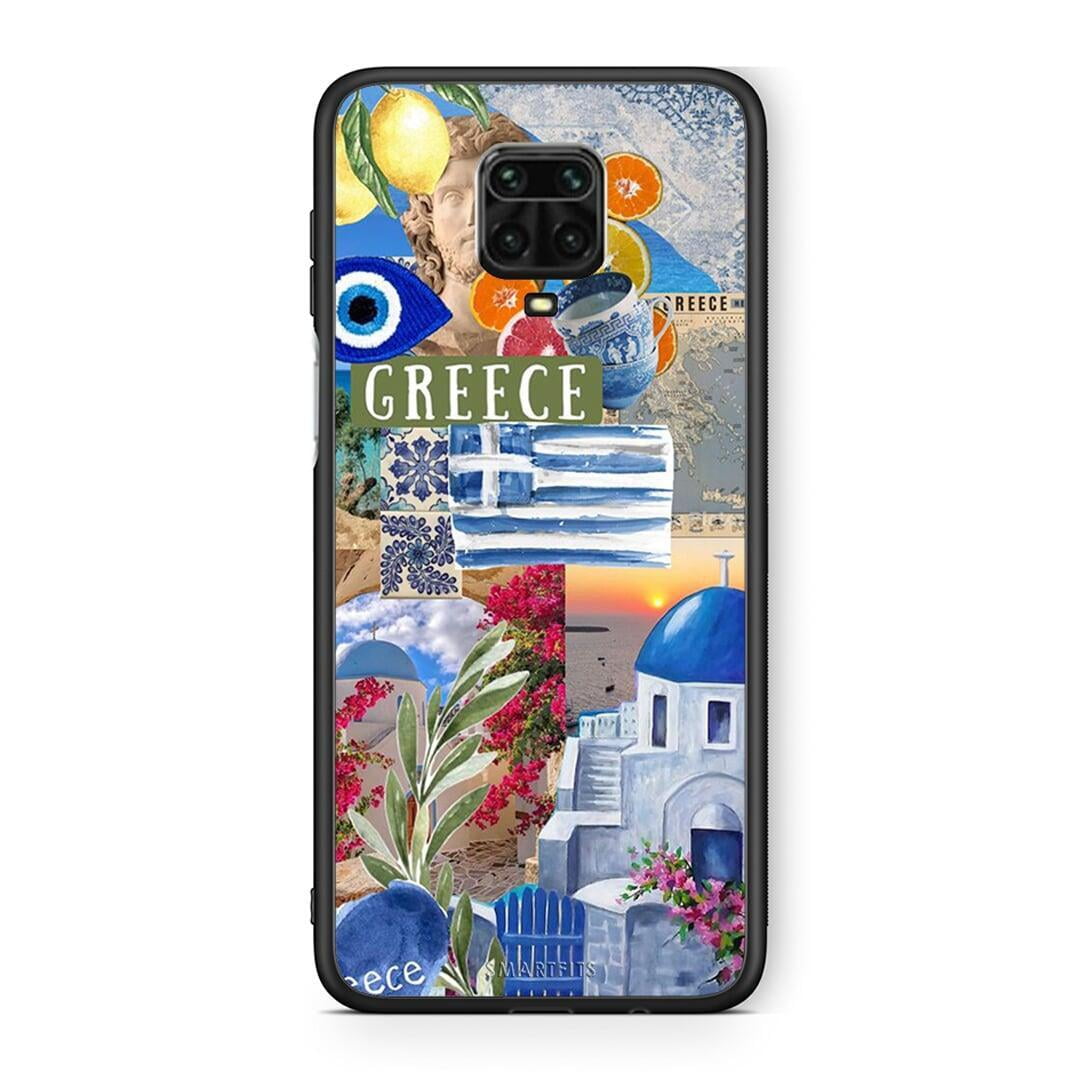 Xiaomi Redmi Note 9S / 9 Pro All Greek Θήκη από τη Smartfits με σχέδιο στο πίσω μέρος και μαύρο περίβλημα | Smartphone case with colorful back and black bezels by Smartfits