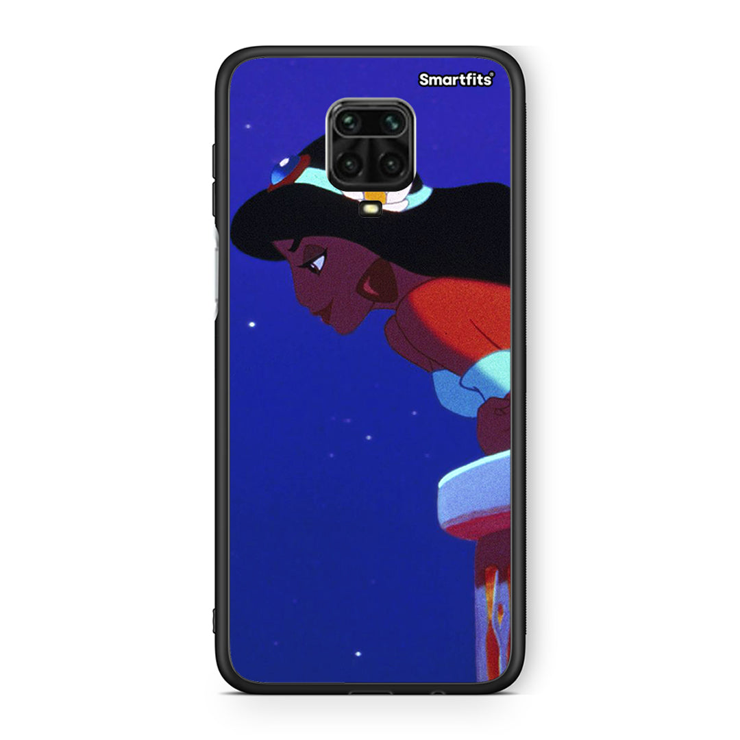 Xiaomi Redmi Note 9S / 9 Pro Alladin And Jasmine Love 2 θήκη από τη Smartfits με σχέδιο στο πίσω μέρος και μαύρο περίβλημα | Smartphone case with colorful back and black bezels by Smartfits