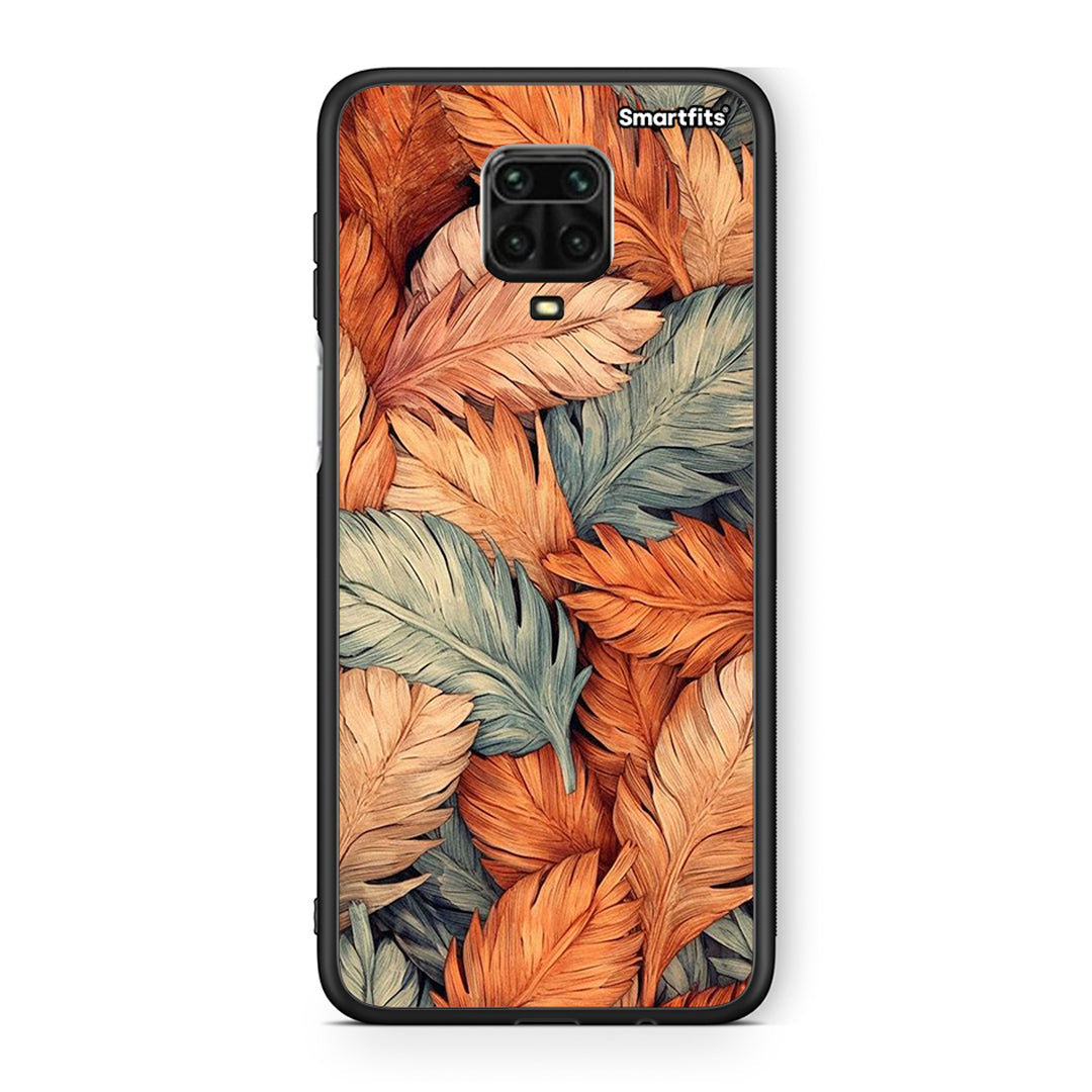 Xiaomi Redmi Note 9S / 9 Pro Autumn Leaves Θήκη από τη Smartfits με σχέδιο στο πίσω μέρος και μαύρο περίβλημα | Smartphone case with colorful back and black bezels by Smartfits