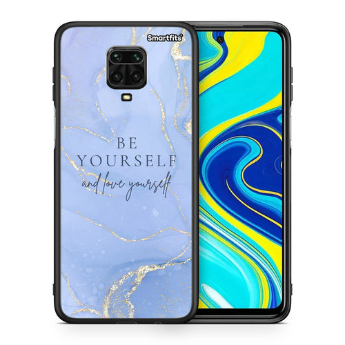 Θήκη Xiaomi Redmi Note 9S / 9 Pro Be Yourself από τη Smartfits με σχέδιο στο πίσω μέρος και μαύρο περίβλημα | Xiaomi Redmi Note 9S / 9 Pro Be Yourself case with colorful back and black bezels