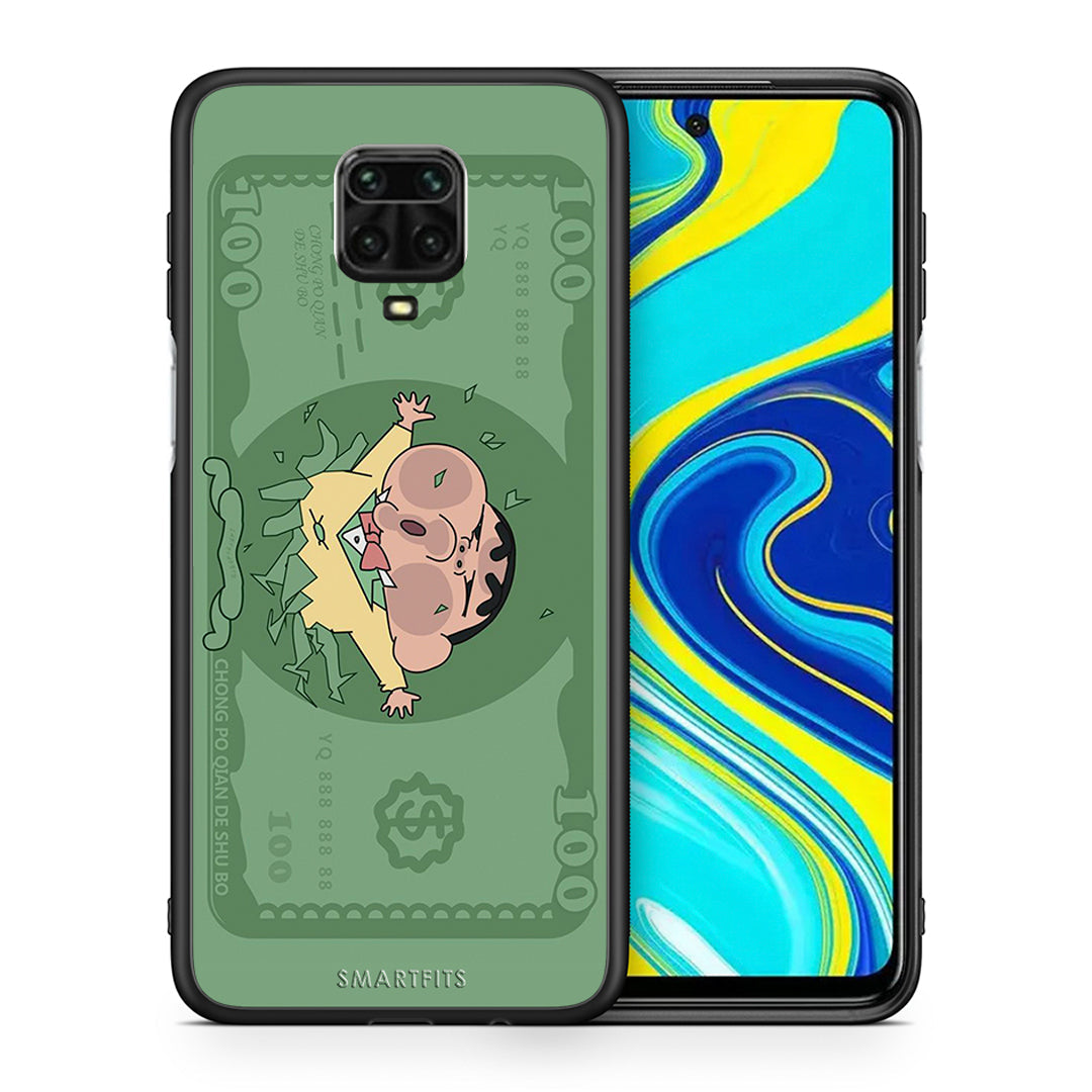 Θήκη Αγίου Βαλεντίνου Xiaomi Redmi Note 9S / 9 Pro Big Money από τη Smartfits με σχέδιο στο πίσω μέρος και μαύρο περίβλημα | Xiaomi Redmi Note 9S / 9 Pro Big Money case with colorful back and black bezels
