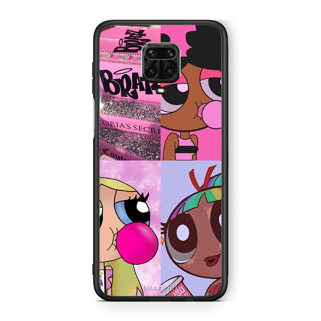 Xiaomi Redmi Note 9S / 9 Pro Bubble Girls Θήκη Αγίου Βαλεντίνου από τη Smartfits με σχέδιο στο πίσω μέρος και μαύρο περίβλημα | Smartphone case with colorful back and black bezels by Smartfits
