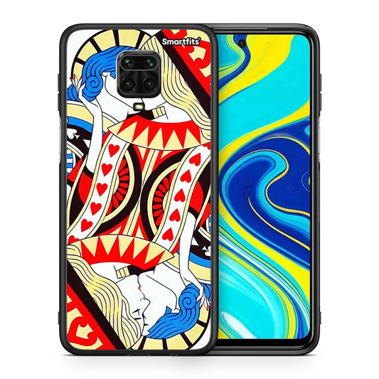 Θήκη Xiaomi Redmi Note 9S / 9 Pro Card Love από τη Smartfits με σχέδιο στο πίσω μέρος και μαύρο περίβλημα | Xiaomi Redmi Note 9S / 9 Pro Card Love case with colorful back and black bezels