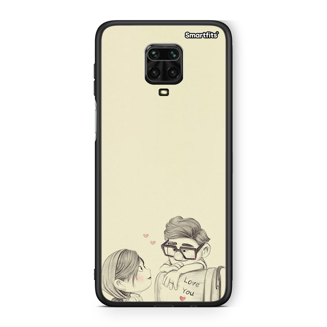 Xiaomi Redmi Note 9S / 9 Pro Carl And Ellie θήκη από τη Smartfits με σχέδιο στο πίσω μέρος και μαύρο περίβλημα | Smartphone case with colorful back and black bezels by Smartfits