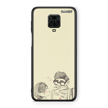 Xiaomi Redmi Note 9S / 9 Pro Carl And Ellie θήκη από τη Smartfits με σχέδιο στο πίσω μέρος και μαύρο περίβλημα | Smartphone case with colorful back and black bezels by Smartfits