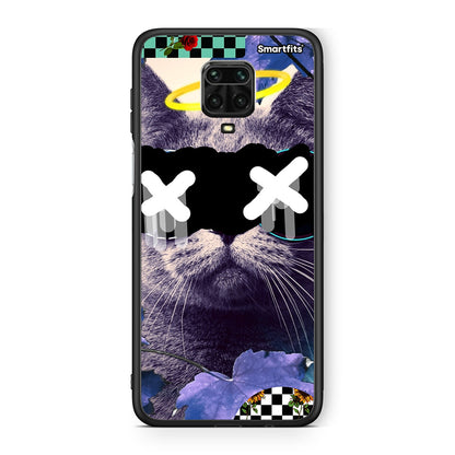 Xiaomi Redmi Note 9S / 9 Pro Cat Collage θήκη από τη Smartfits με σχέδιο στο πίσω μέρος και μαύρο περίβλημα | Smartphone case with colorful back and black bezels by Smartfits