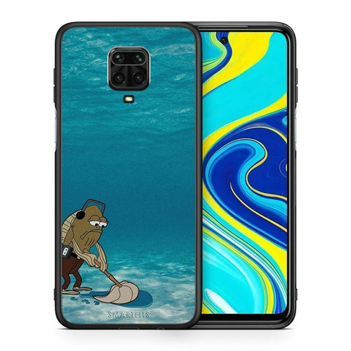 Θήκη Xiaomi Redmi Note 9S / 9 Pro Clean The Ocean από τη Smartfits με σχέδιο στο πίσω μέρος και μαύρο περίβλημα | Xiaomi Redmi Note 9S / 9 Pro Clean The Ocean case with colorful back and black bezels