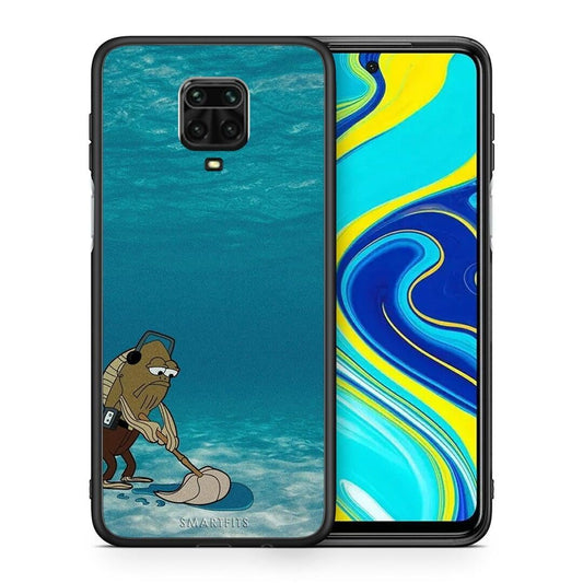 Θήκη Xiaomi Redmi Note 9S / 9 Pro Clean The Ocean από τη Smartfits με σχέδιο στο πίσω μέρος και μαύρο περίβλημα | Xiaomi Redmi Note 9S / 9 Pro Clean The Ocean case with colorful back and black bezels