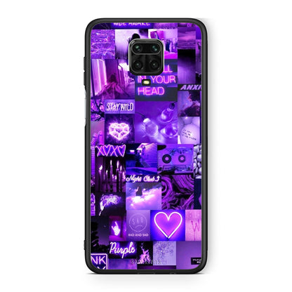 Xiaomi Redmi Note 9S / 9 Pro Collage Stay Wild Θήκη Αγίου Βαλεντίνου από τη Smartfits με σχέδιο στο πίσω μέρος και μαύρο περίβλημα | Smartphone case with colorful back and black bezels by Smartfits