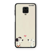 Thumbnail for Xiaomi Redmi Note 9S / 9 Pro Dalmatians Love θήκη από τη Smartfits με σχέδιο στο πίσω μέρος και μαύρο περίβλημα | Smartphone case with colorful back and black bezels by Smartfits