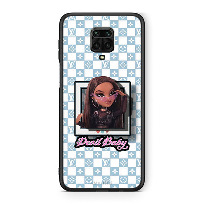 Xiaomi Redmi Note 9S / 9 Pro Devil Baby Θήκη Αγίου Βαλεντίνου από τη Smartfits με σχέδιο στο πίσω μέρος και μαύρο περίβλημα | Smartphone case with colorful back and black bezels by Smartfits