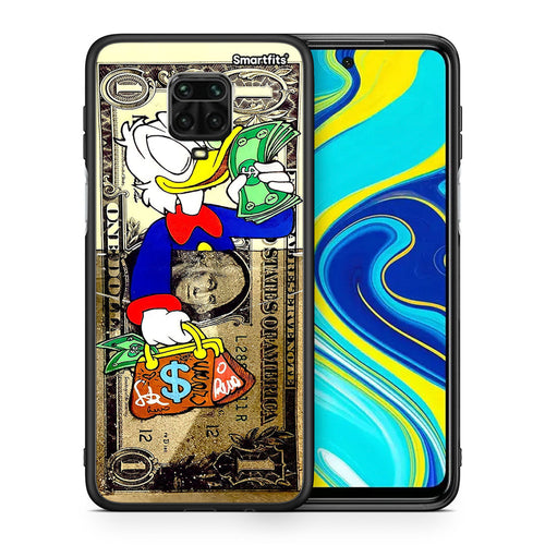 Θήκη Xiaomi Redmi Note 9S / 9 Pro Duck Money από τη Smartfits με σχέδιο στο πίσω μέρος και μαύρο περίβλημα | Xiaomi Redmi Note 9S / 9 Pro Duck Money case with colorful back and black bezels