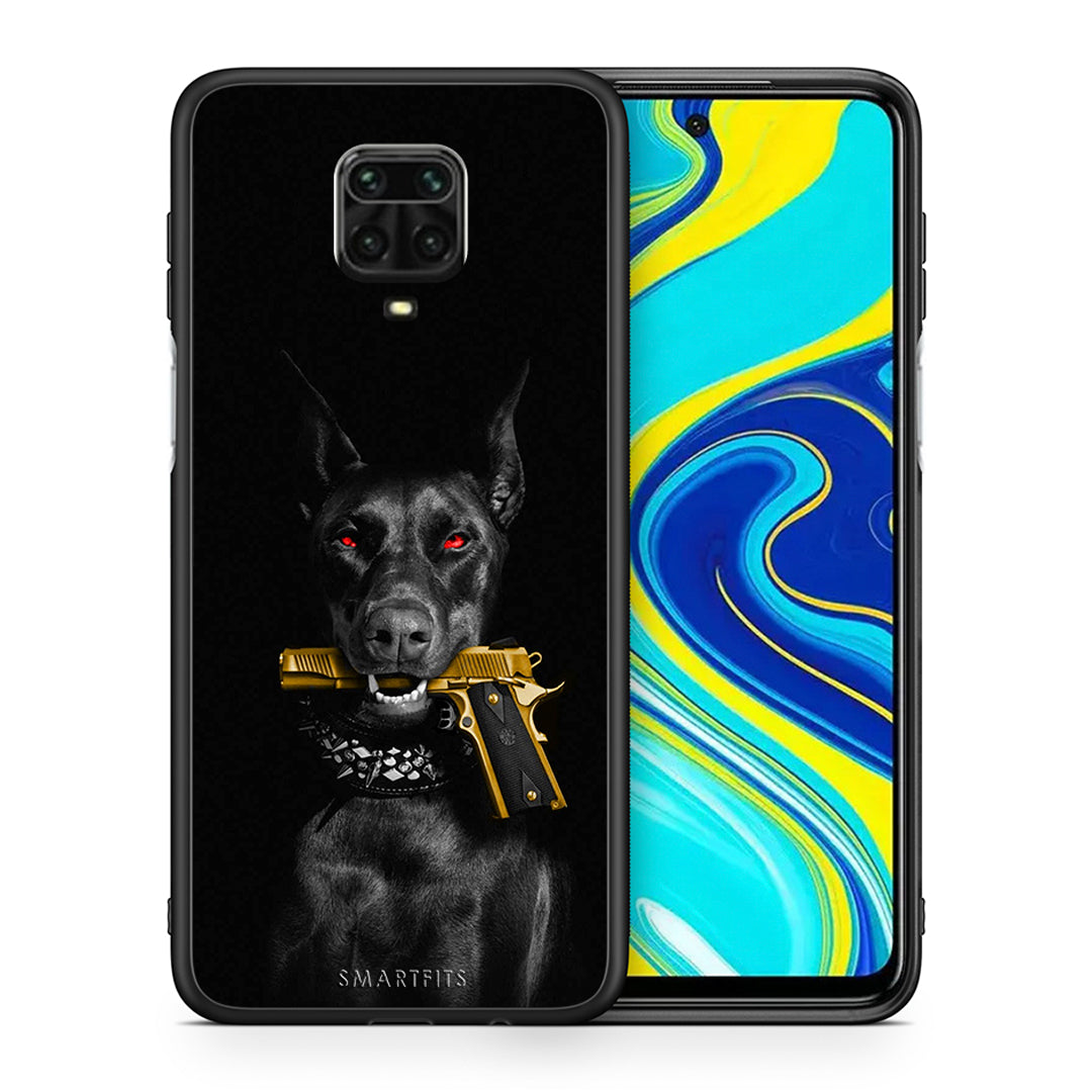 Θήκη Αγίου Βαλεντίνου Xiaomi Redmi Note 9S / 9 Pro Golden Gun από τη Smartfits με σχέδιο στο πίσω μέρος και μαύρο περίβλημα | Xiaomi Redmi Note 9S / 9 Pro Golden Gun case with colorful back and black bezels
