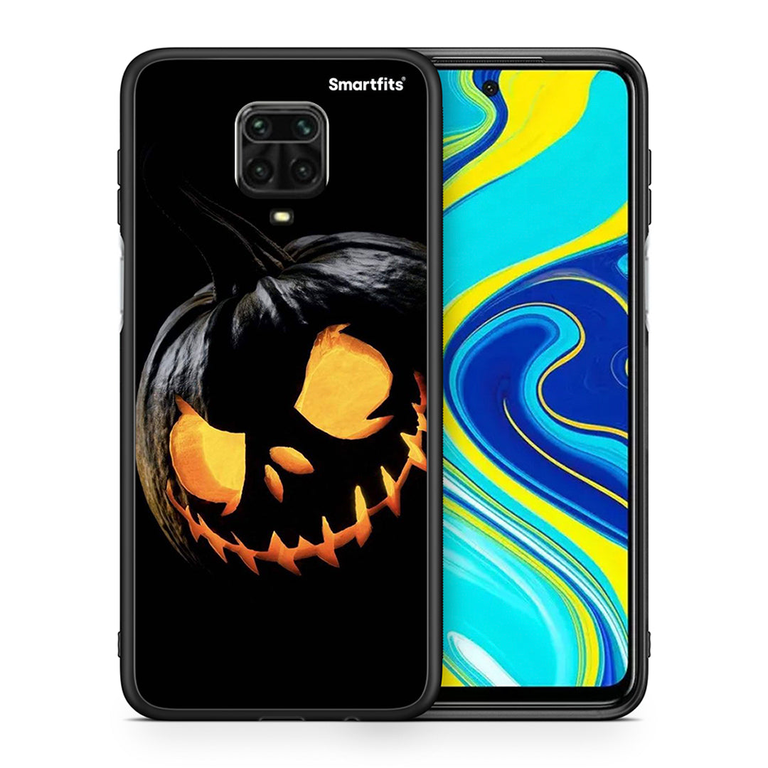 Θήκη Xiaomi Redmi Note 9S / 9 Pro Halloween Scary Pumpkin από τη Smartfits με σχέδιο στο πίσω μέρος και μαύρο περίβλημα | Xiaomi Redmi Note 9S / 9 Pro Halloween Scary Pumpkin case with colorful back and black bezels