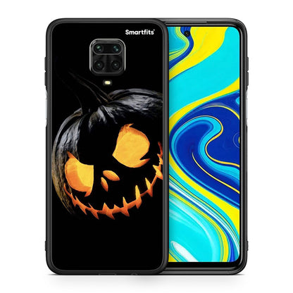 Θήκη Xiaomi Redmi Note 9S / 9 Pro Halloween Scary Pumpkin από τη Smartfits με σχέδιο στο πίσω μέρος και μαύρο περίβλημα | Xiaomi Redmi Note 9S / 9 Pro Halloween Scary Pumpkin case with colorful back and black bezels