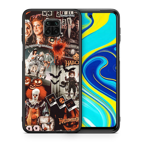 Θήκη Xiaomi Redmi Note 9S / 9 Pro Halloween Spooky Season από τη Smartfits με σχέδιο στο πίσω μέρος και μαύρο περίβλημα | Xiaomi Redmi Note 9S / 9 Pro Halloween Spooky Season case with colorful back and black bezels
