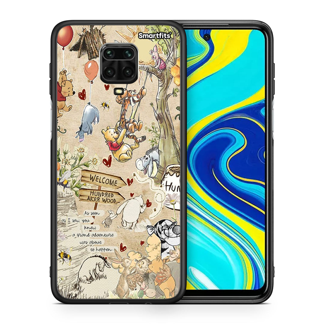 Θήκη Xiaomi Redmi Note 9S / 9 Pro Happy Friends από τη Smartfits με σχέδιο στο πίσω μέρος και μαύρο περίβλημα | Xiaomi Redmi Note 9S / 9 Pro Happy Friends case with colorful back and black bezels
