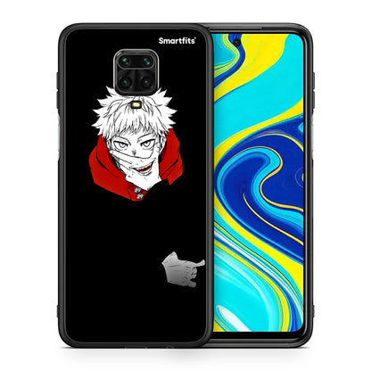 Θήκη Xiaomi Redmi Note 9S / 9 Pro Itadori Anime από τη Smartfits με σχέδιο στο πίσω μέρος και μαύρο περίβλημα | Xiaomi Redmi Note 9S / 9 Pro Itadori Anime case with colorful back and black bezels