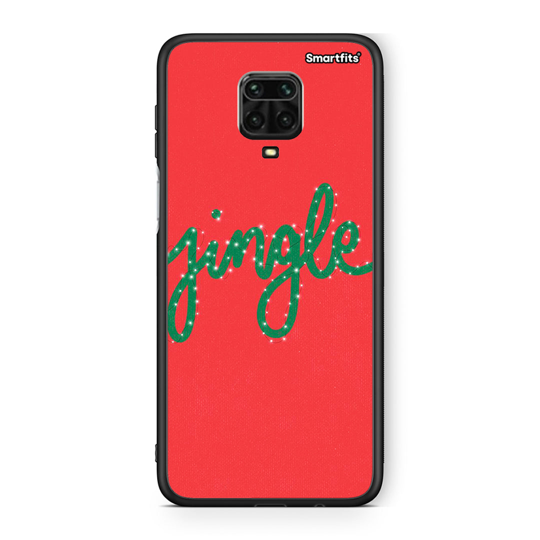 Xiaomi Redmi Note 9S / 9 Pro Jingle Xmas θήκη από τη Smartfits με σχέδιο στο πίσω μέρος και μαύρο περίβλημα | Smartphone case with colorful back and black bezels by Smartfits