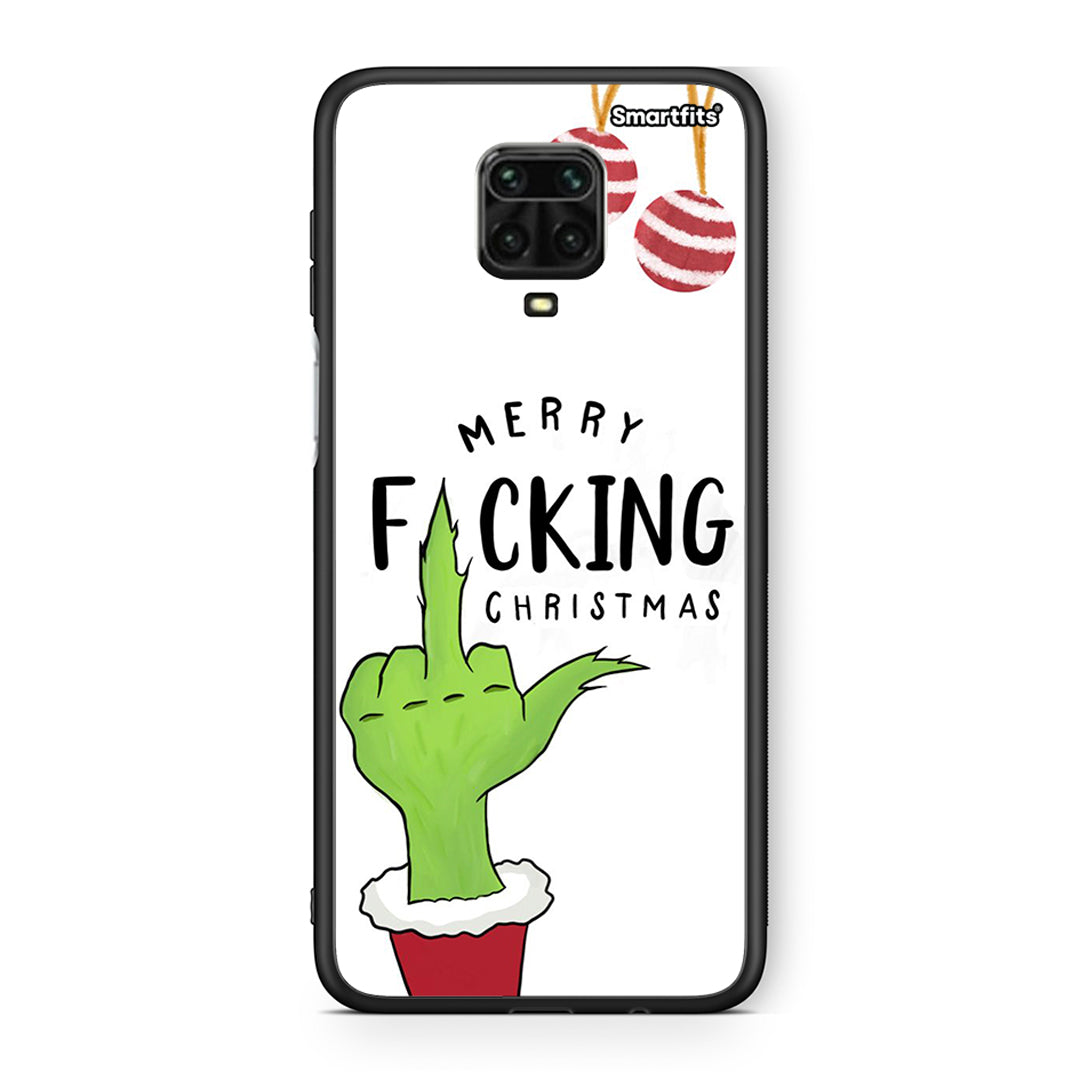 Xiaomi Redmi Note 9S / 9 Pro Merry F Xmas θήκη από τη Smartfits με σχέδιο στο πίσω μέρος και μαύρο περίβλημα | Smartphone case with colorful back and black bezels by Smartfits