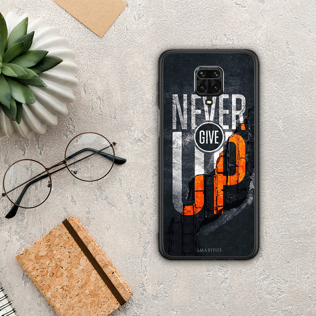Never Give Up - Xiaomi Redmi Note 9S / 9 Pro / 9 Pro Max θήκη