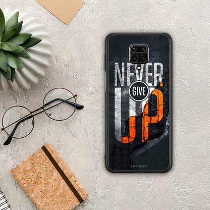 Never Give Up - Xiaomi Redmi Note 9S / 9 Pro / 9 Pro Max θήκη