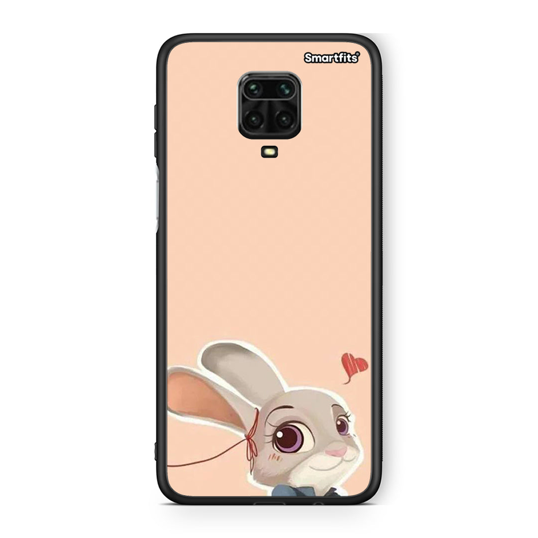 Xiaomi Redmi Note 9S / 9 Pro Nick Wilde And Judy Hopps Love 2 θήκη από τη Smartfits με σχέδιο στο πίσω μέρος και μαύρο περίβλημα | Smartphone case with colorful back and black bezels by Smartfits