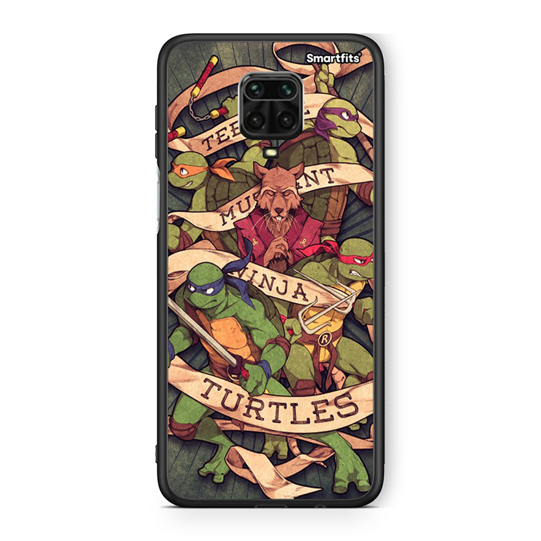 Xiaomi Redmi Note 9S / 9 Pro Ninja Turtles θήκη από τη Smartfits με σχέδιο στο πίσω μέρος και μαύρο περίβλημα | Smartphone case with colorful back and black bezels by Smartfits