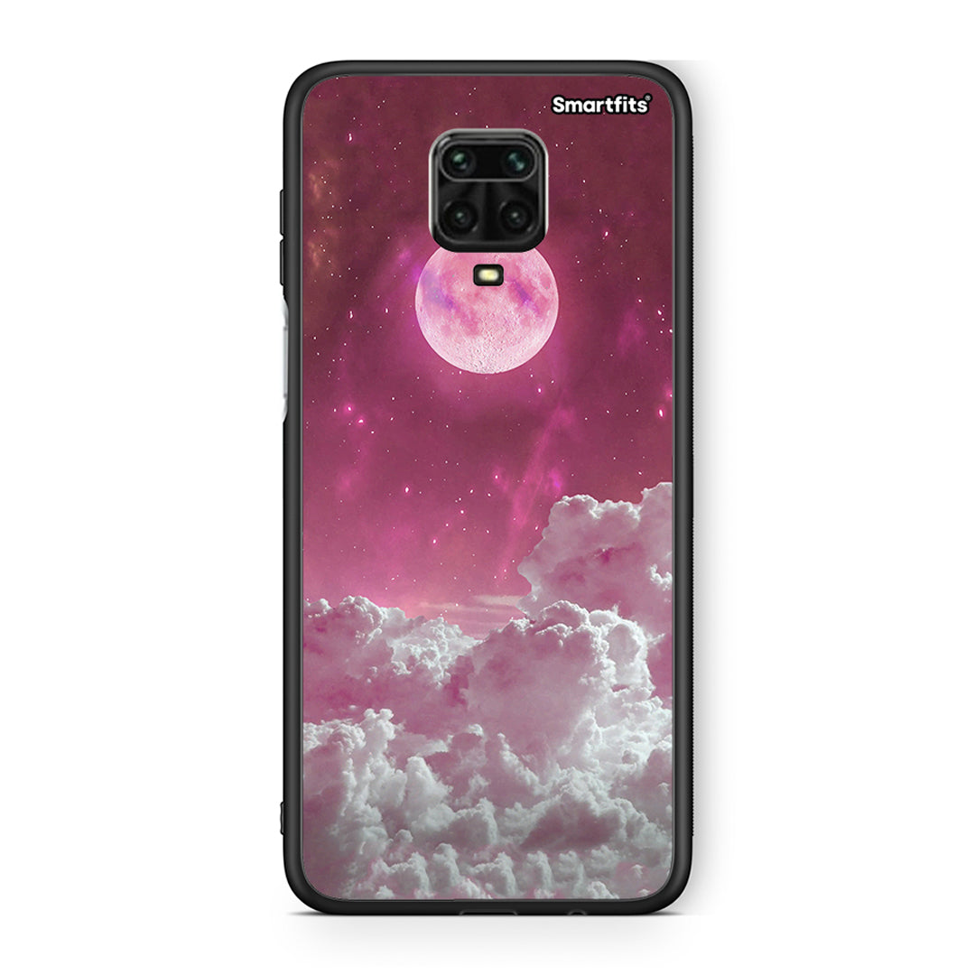 Xiaomi Redmi Note 9S / 9 Pro Pink Moon Θήκη από τη Smartfits με σχέδιο στο πίσω μέρος και μαύρο περίβλημα | Smartphone case with colorful back and black bezels by Smartfits