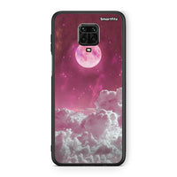 Thumbnail for Xiaomi Redmi Note 9S / 9 Pro Pink Moon Θήκη από τη Smartfits με σχέδιο στο πίσω μέρος και μαύρο περίβλημα | Smartphone case with colorful back and black bezels by Smartfits