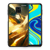 Thumbnail for Θήκη Xiaomi Redmi Note 9S / 9 Pro Real Gold από τη Smartfits με σχέδιο στο πίσω μέρος και μαύρο περίβλημα | Xiaomi Redmi Note 9S / 9 Pro Real Gold case with colorful back and black bezels