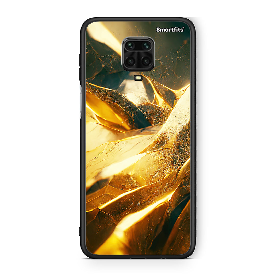 Xiaomi Redmi Note 9S / 9 Pro Real Gold θήκη από τη Smartfits με σχέδιο στο πίσω μέρος και μαύρο περίβλημα | Smartphone case with colorful back and black bezels by Smartfits