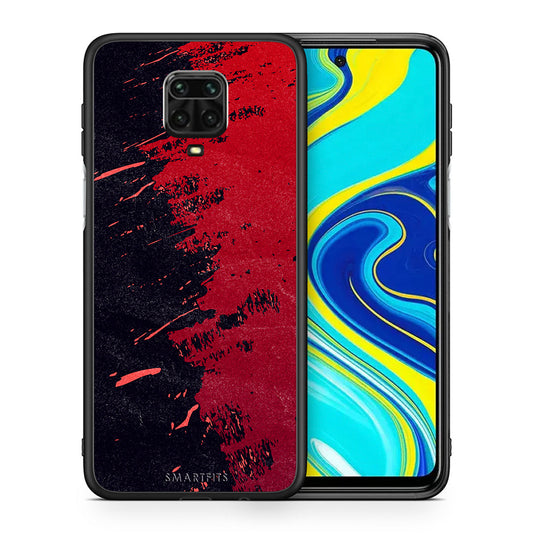 Θήκη Αγίου Βαλεντίνου Xiaomi Redmi Note 9S / 9 Pro Red Paint από τη Smartfits με σχέδιο στο πίσω μέρος και μαύρο περίβλημα | Xiaomi Redmi Note 9S / 9 Pro Red Paint case with colorful back and black bezels