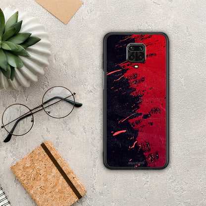 Red Paint - Xiaomi Redmi Note 9S / 9 Pro / 9 Pro Max θήκη
