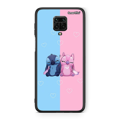 Xiaomi Redmi Note 9S / 9 Pro Stitch And Angel θήκη από τη Smartfits με σχέδιο στο πίσω μέρος και μαύρο περίβλημα | Smartphone case with colorful back and black bezels by Smartfits