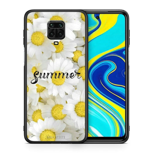 Θήκη Xiaomi Redmi Note 9S / 9 Pro Summer Daisies από τη Smartfits με σχέδιο στο πίσω μέρος και μαύρο περίβλημα | Xiaomi Redmi Note 9S / 9 Pro Summer Daisies case with colorful back and black bezels