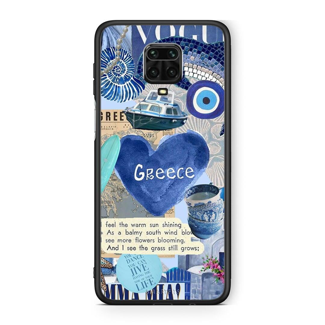 Xiaomi Redmi Note 9S / 9 Pro Summer In Greece Θήκη από τη Smartfits με σχέδιο στο πίσω μέρος και μαύρο περίβλημα | Smartphone case with colorful back and black bezels by Smartfits