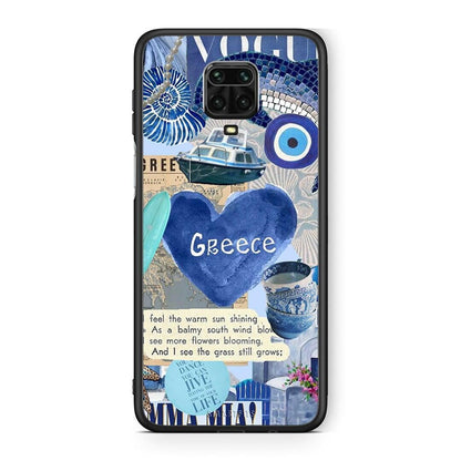 Xiaomi Redmi Note 9S / 9 Pro Summer In Greece Θήκη από τη Smartfits με σχέδιο στο πίσω μέρος και μαύρο περίβλημα | Smartphone case with colorful back and black bezels by Smartfits
