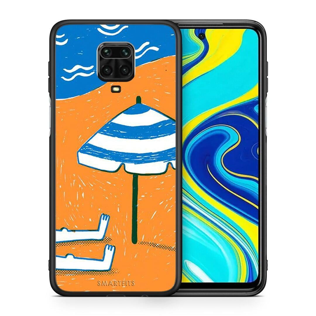 Θήκη Xiaomi Redmi Note 9S / 9 Pro Summering από τη Smartfits με σχέδιο στο πίσω μέρος και μαύρο περίβλημα | Xiaomi Redmi Note 9S / 9 Pro Summering case with colorful back and black bezels