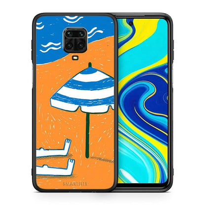 Θήκη Xiaomi Redmi Note 9S / 9 Pro Summering από τη Smartfits με σχέδιο στο πίσω μέρος και μαύρο περίβλημα | Xiaomi Redmi Note 9S / 9 Pro Summering case with colorful back and black bezels