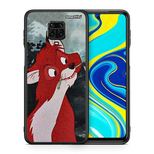 Θήκη Xiaomi Redmi Note 9S / 9 Pro Tod And Vixey Love 1 από τη Smartfits με σχέδιο στο πίσω μέρος και μαύρο περίβλημα | Xiaomi Redmi Note 9S / 9 Pro Tod And Vixey Love 1 case with colorful back and black bezels