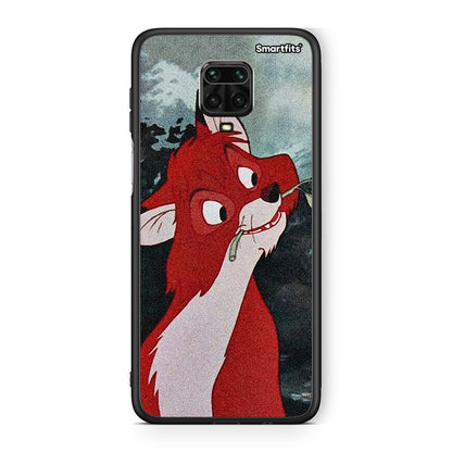 Xiaomi Redmi Note 9S / 9 Pro Tod And Vixey Love 1 θήκη από τη Smartfits με σχέδιο στο πίσω μέρος και μαύρο περίβλημα | Smartphone case with colorful back and black bezels by Smartfits