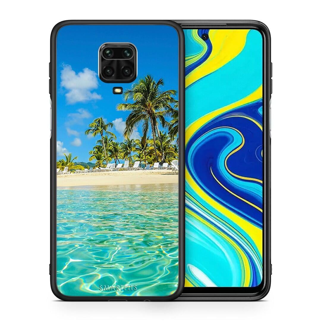 Θήκη Xiaomi Redmi Note 9S / 9 Pro Tropical Vibes από τη Smartfits με σχέδιο στο πίσω μέρος και μαύρο περίβλημα | Xiaomi Redmi Note 9S / 9 Pro Tropical Vibes case with colorful back and black bezels