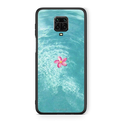 Xiaomi Redmi Note 9S / 9 Pro Water Flower Θήκη από τη Smartfits με σχέδιο στο πίσω μέρος και μαύρο περίβλημα | Smartphone case with colorful back and black bezels by Smartfits