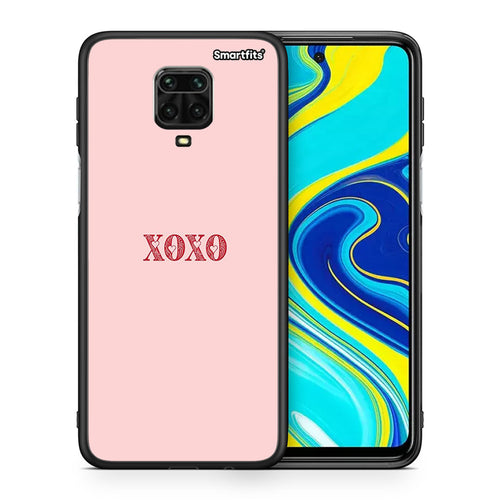 Θήκη Xiaomi Redmi Note 9S / 9 Pro XOXO Love από τη Smartfits με σχέδιο στο πίσω μέρος και μαύρο περίβλημα | Xiaomi Redmi Note 9S / 9 Pro XOXO Love case with colorful back and black bezels